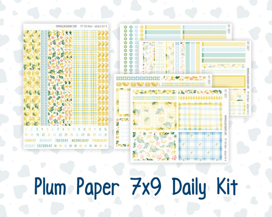 Kit 0227 - 7x9 - Plum Paper Daily - Weekly Kit - July - Lemon Grove