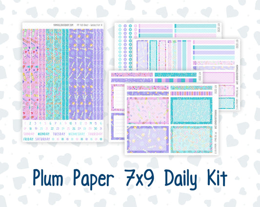 Kit 0230 - 7x9 - Plum Paper Daily - Weekly Kit - August - School Daze