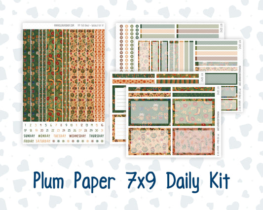 Kit 0242 - 7x9 - Plum Paper Daily - Weekly Kit - November - Cottage Autumn