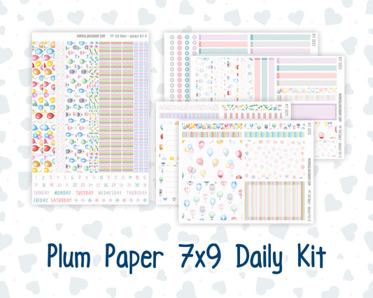 Kit 0225 - 7x9 - Plum Paper Daily - Weekly Kit - July - Carnival Joy