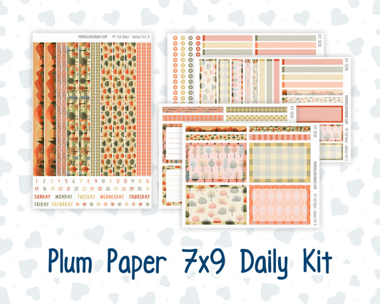 Kit 0239 - 7x9 - Plum Paper Daily - Weekly Kit - October - October Stroll