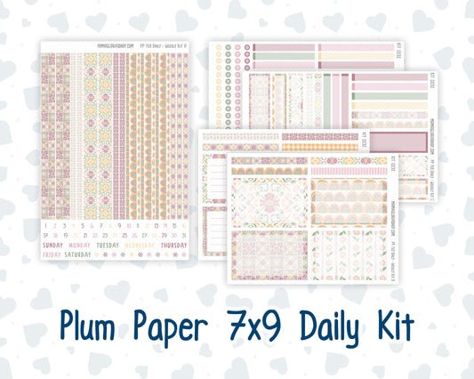 Kit 0232 - 7x9 - Plum Paper Daily - Weekly Kit - September - Heirloom Garden