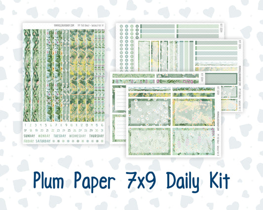 Kit 0264 - 7x9 - Plum Paper Daily - Weekly Kit - May - Spring Walk