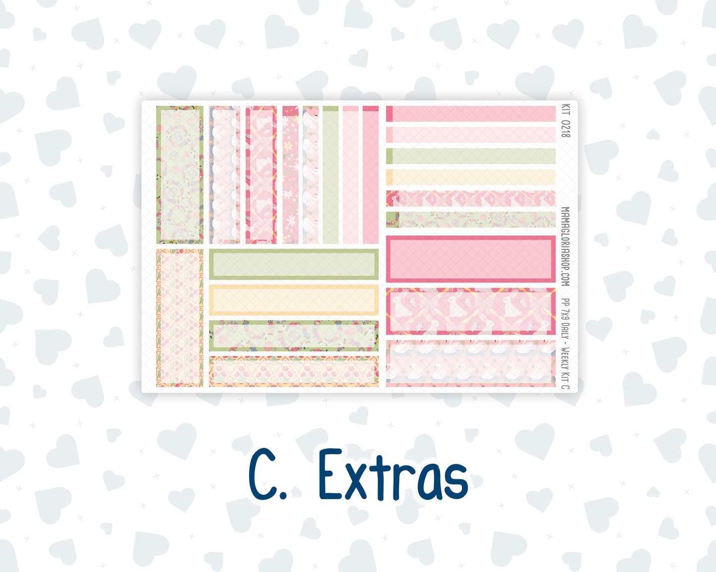 Kit 0218- 7x9 Plum Paper Daily - Mother's Love- Planner - May