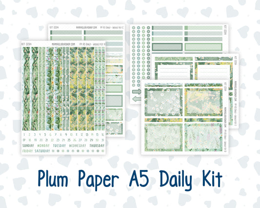 Kit 0264 - A5 - Plum Paper Daily - Weekly Kit - May - Spring Walk