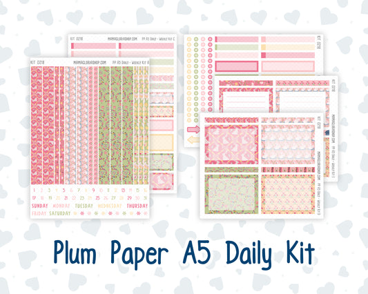 Kit 0218 A5 Plum Paper Daily - Mother's Love- Planner -May