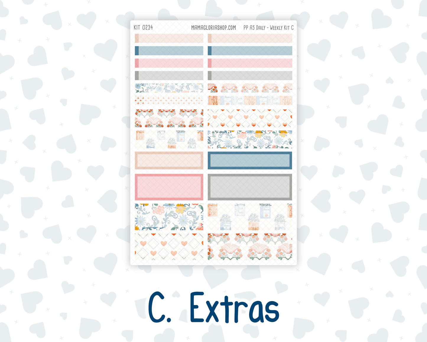 Kit 0234 - A5 - Plum Paper Daily - Weekly Kit - September - REF - Kit 0234 – Reader’s Escape - September