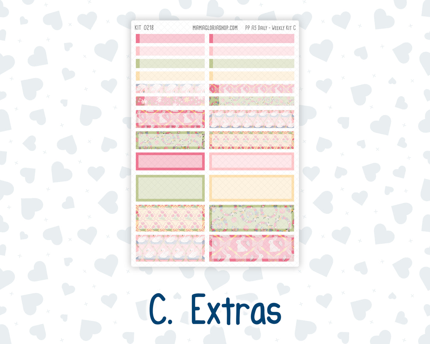 Kit 0218 A5 Plum Paper Daily - Mother's Love- Planner -May
