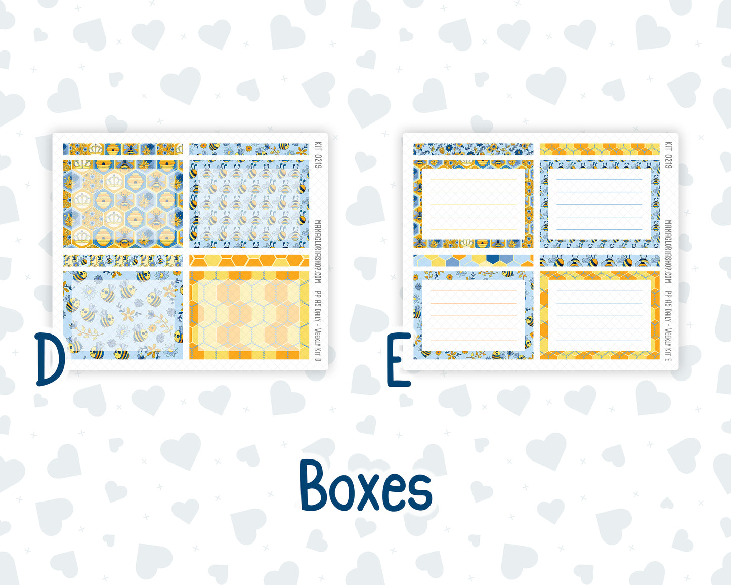 Kit 0219 A5 Plum Paper Daily - Bee's Business- Planner -May