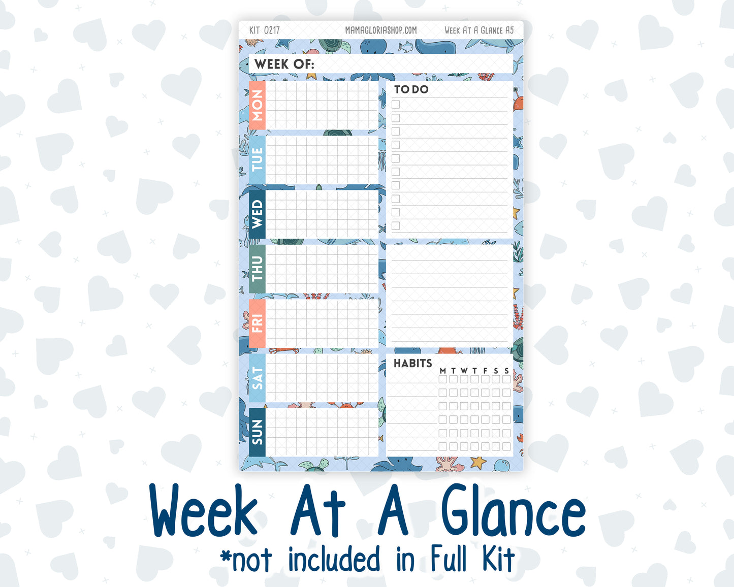 Kit 0217 A5 Plum Paper Daily - Once Upon A Time- Planner -May