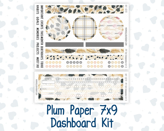 Kit 0272 - 7x9 - Plum Paper - Dashboard Kit - May - Graduation