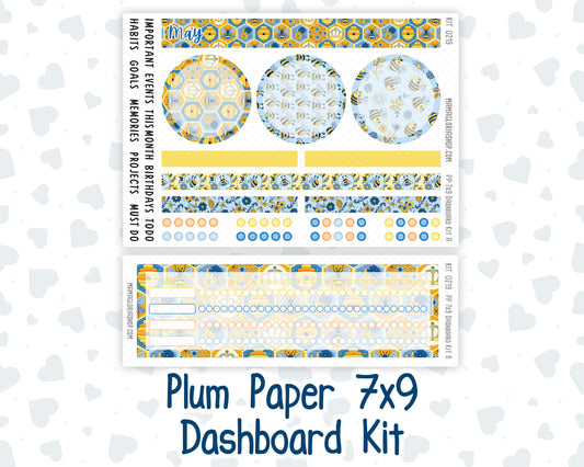 Kit 0219 Plum Paper 7x9 – Dashboard - Bee's Business- May