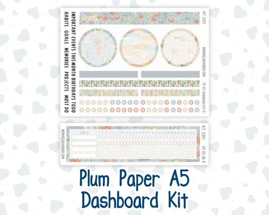 Kit 0261 - A5 - Plum Paper - Dashboard Kit - April - Llama Spring