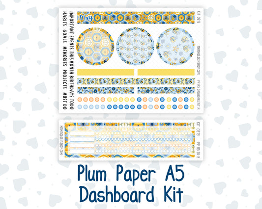 Kit 0219 Plum Paper A5– Dashboard - Bee's Business - May