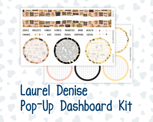Kit 0200 - Laurel Denise Pop-Up - Dashboard Kit - January - Golden Hour