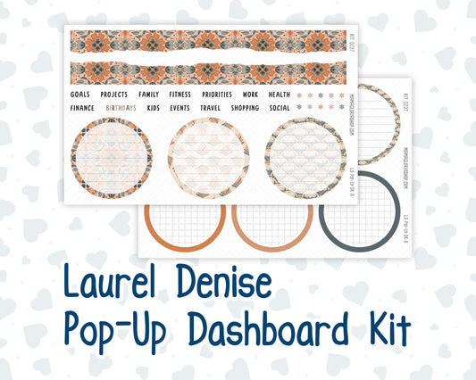 Kit 0237 - Laurel Denise Pop-Up - Dashboard Kit - October - Forest Folk