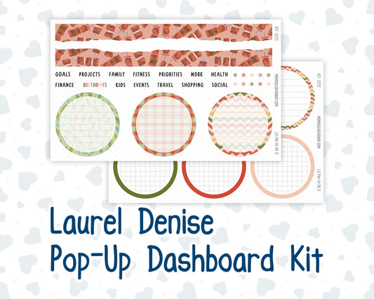 Kit 0231 - Laurel Denise Pop-Up -Dashboard Kit - August - Backyard BBQ