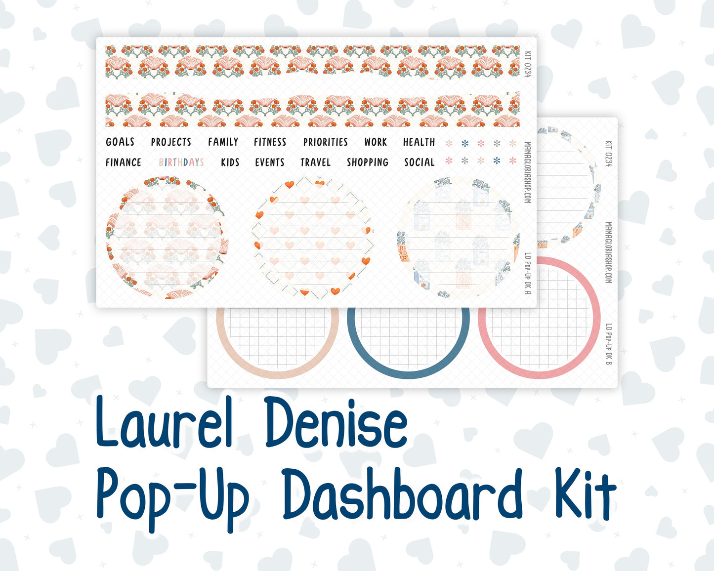 Kit 0234 - Laurel Denise Pop-Up - Dashboard Kit - September - REF - Kit 0234 – Reader’s Escape - September