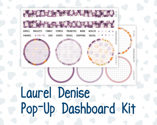 Kit 0236 - Laurel Denise Pop-Up - Dashboard Kit - October - Sweet & Spooky