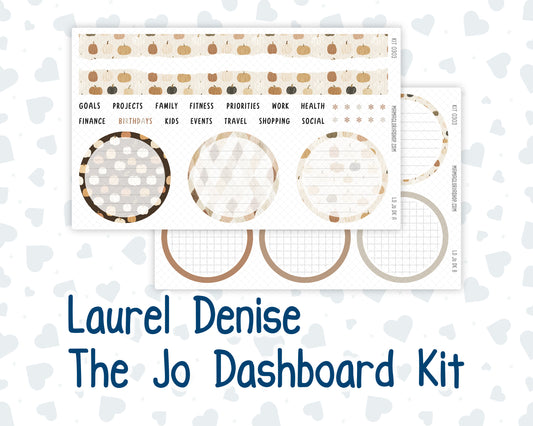 Kit 0303 - Laurel Denise The Jo Planner - Dashboard Kit - November - Into The Woods