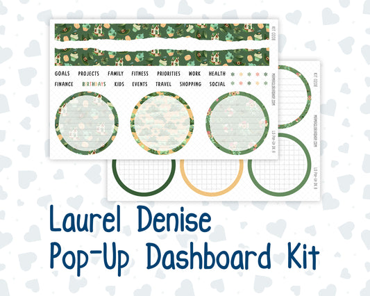 Kit 0208- Laurel Denise Pop-Up - Dashboard Kit - March - Shamrock Lane
