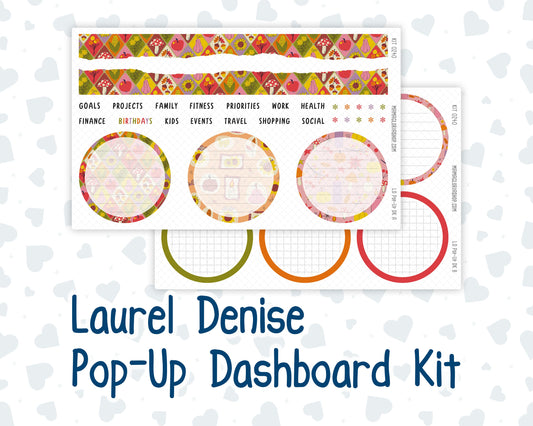 Kit 0240 - Laurel Denise Pop-Up - Dashboard Kit - November - Cozy Thanksgiving