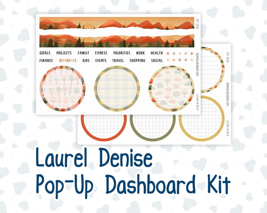 Kit 0239 - Laurel Denise Pop-Up - Dashboard Kit - October - October Stroll