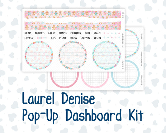 Kit 0246 - Laurel Denise Pop-Up - Dashboard Kit - December - Gingerbread Sweets