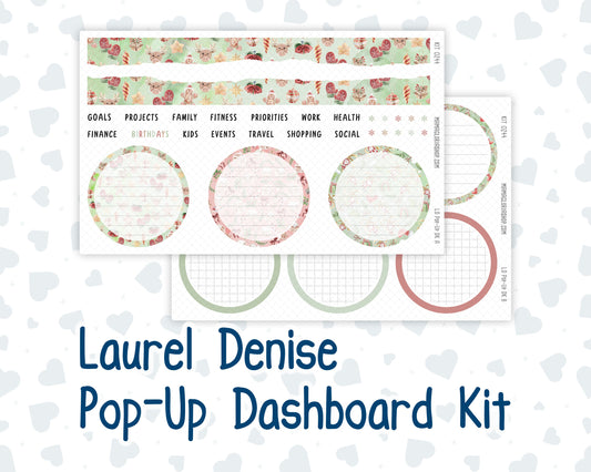 Kit 0244 - Laurel Denise Pop-Up - Dashboard Kit - December - Santas Village
