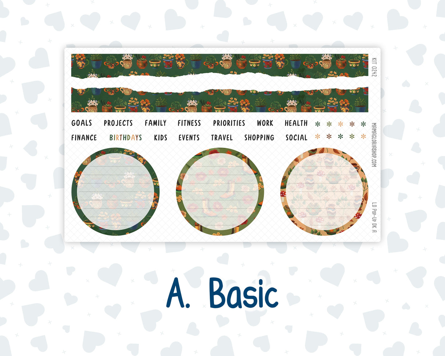 Kit 0242 - Laurel Denise Pop-Up - Dashboard Kit - November - Cottage Autumn