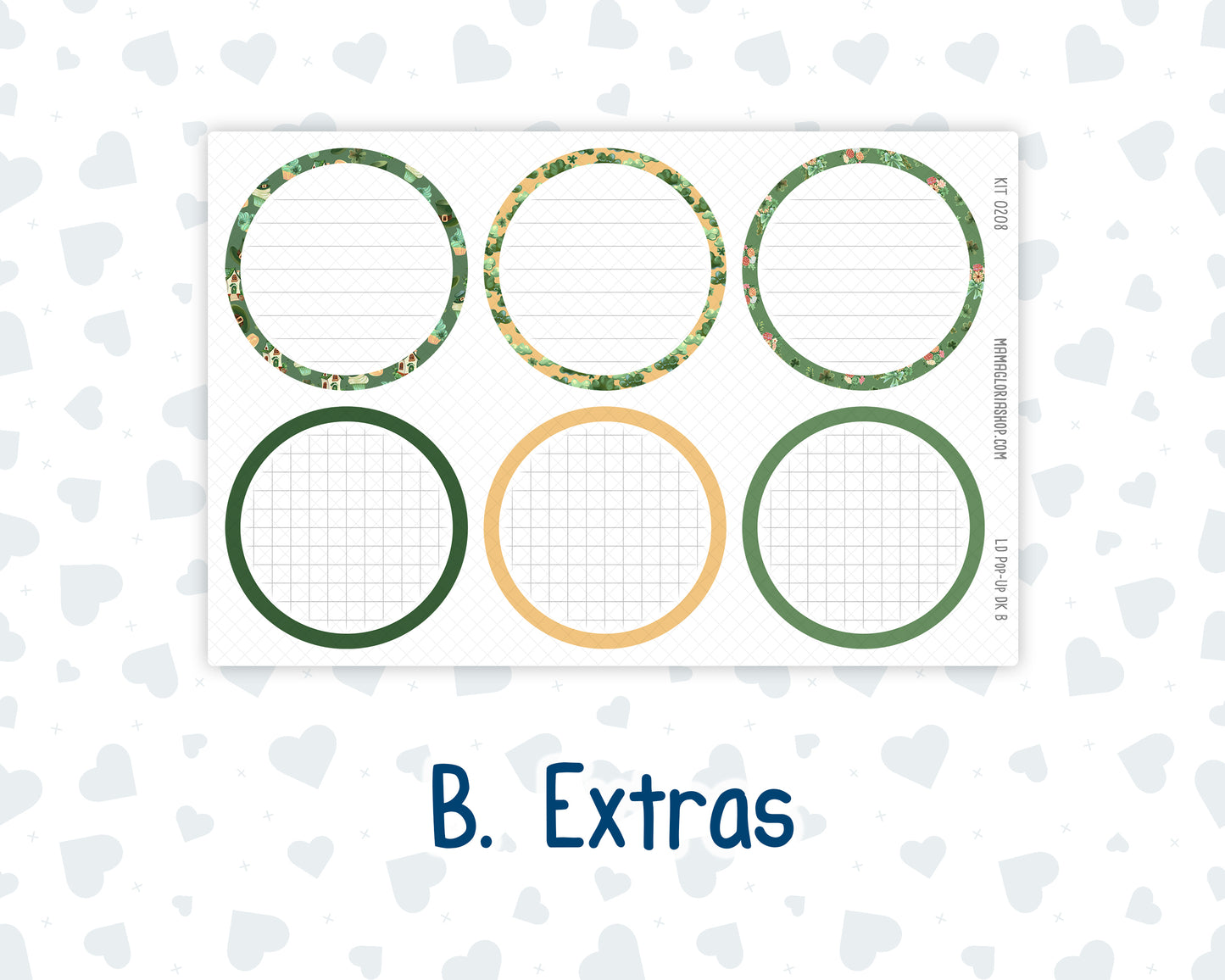 Kit 0208- Laurel Denise Pop-Up - Dashboard Kit - March - Shamrock Lane