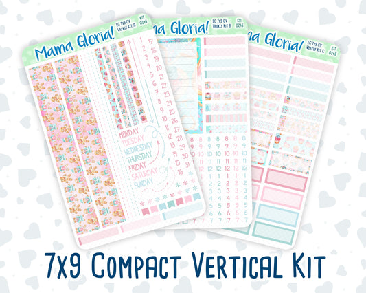 Kit 0246 - 7x9 Compact Vertical - Weekly Kit - December - Gingerbread Sweets