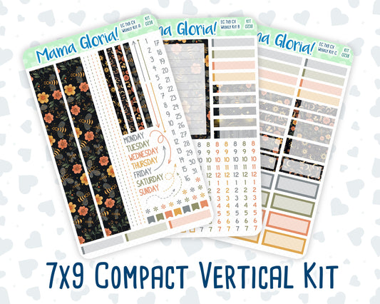 Kit 0238 - 7x9 Compact Vertical - Weekly Kit - October - Starry Autumn Nights