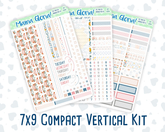 Kit 0234 - 7x9 Compact Vertical - Weekly Kit - September - REF - Kit 0234 – Reader’s Escape - September