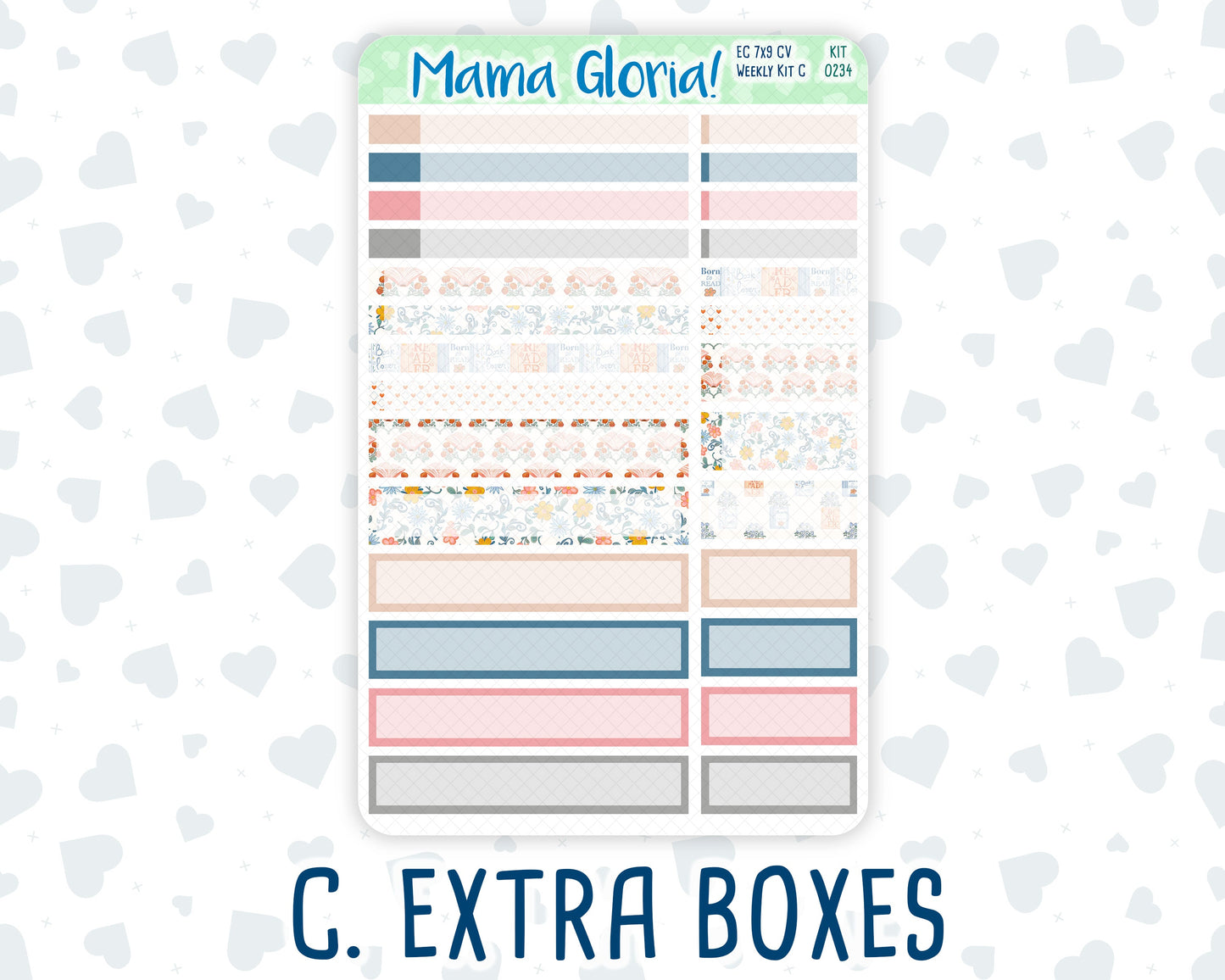 Kit 0234 - 7x9 Compact Vertical - Weekly Kit - September - REF - Kit 0234 – Reader’s Escape - September