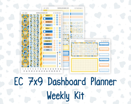 Kit 0219- Weekly Dashboard Planner - Erin Condren - May - Bee's Business