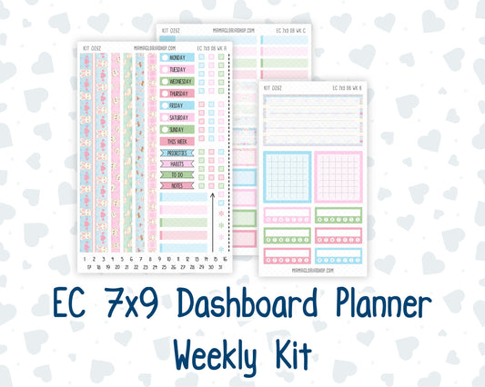 Kit 0262 - 7x9 - EC Dashboard Planner - April - Spring Puffs