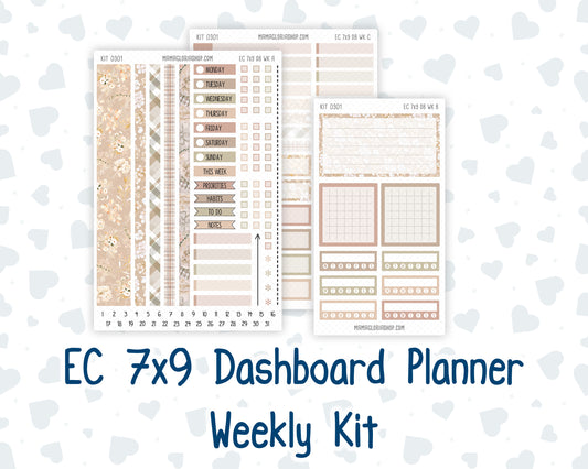 Kit 0301 - 7x9 - EC Dashboard Planner - November - Sunday Comfort