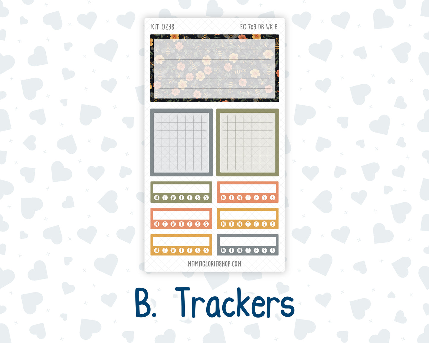 Kit 0238 - Weekly Dashboard Planner - Erin Condren - October - Starry Autumn Nights
