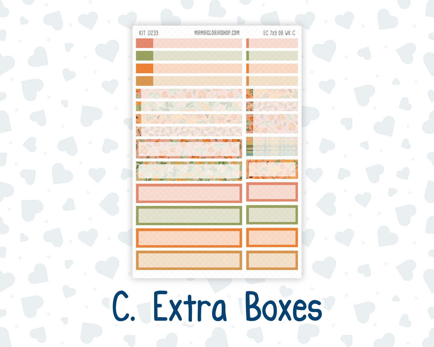 Kit 0233 - Weekly Dashboard Planner - Erin Condren - September - Cinnamon Days