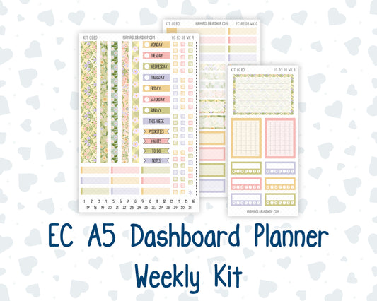 Kit 0280 - A5 - EC Dashboard Planner - Half Past Six In August