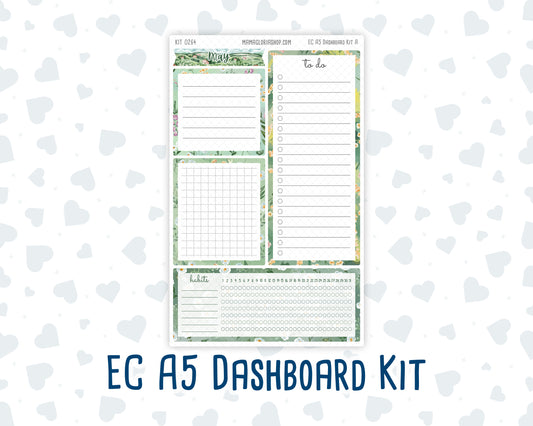 Kit 0264 - A5 - EC Notes Pages - Dashboard Kit | Productivity Page - May - Spring Walk