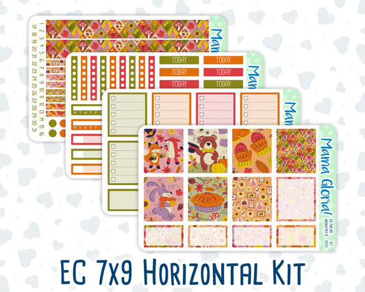 Kit 0240 - 7x9 - Horizontal - Weekly Kit - November - Cozy Thanksgiving