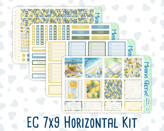 Kit 0274 - 7x9 - Horizontal - Weekly Kit - July - Sunny Lemon Shore