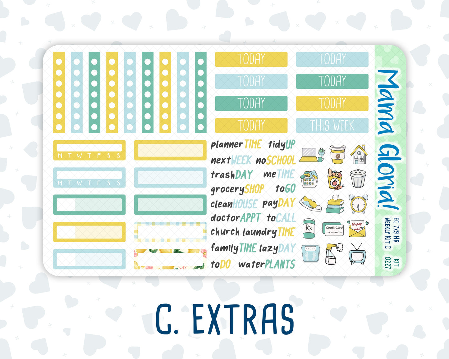 Kit 0227 - 7x9 - Horizontal - Weekly Kit - July - Lemon Grove