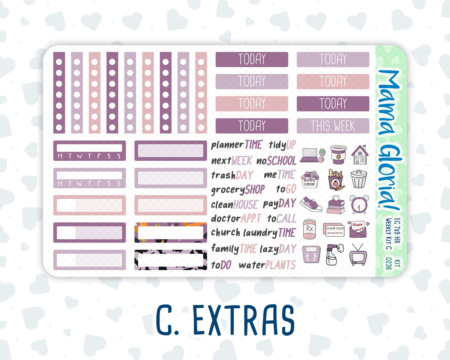 Kit 0236 - 7x9 - Horizontal - Weekly Kit - October - Sweet & Spooky