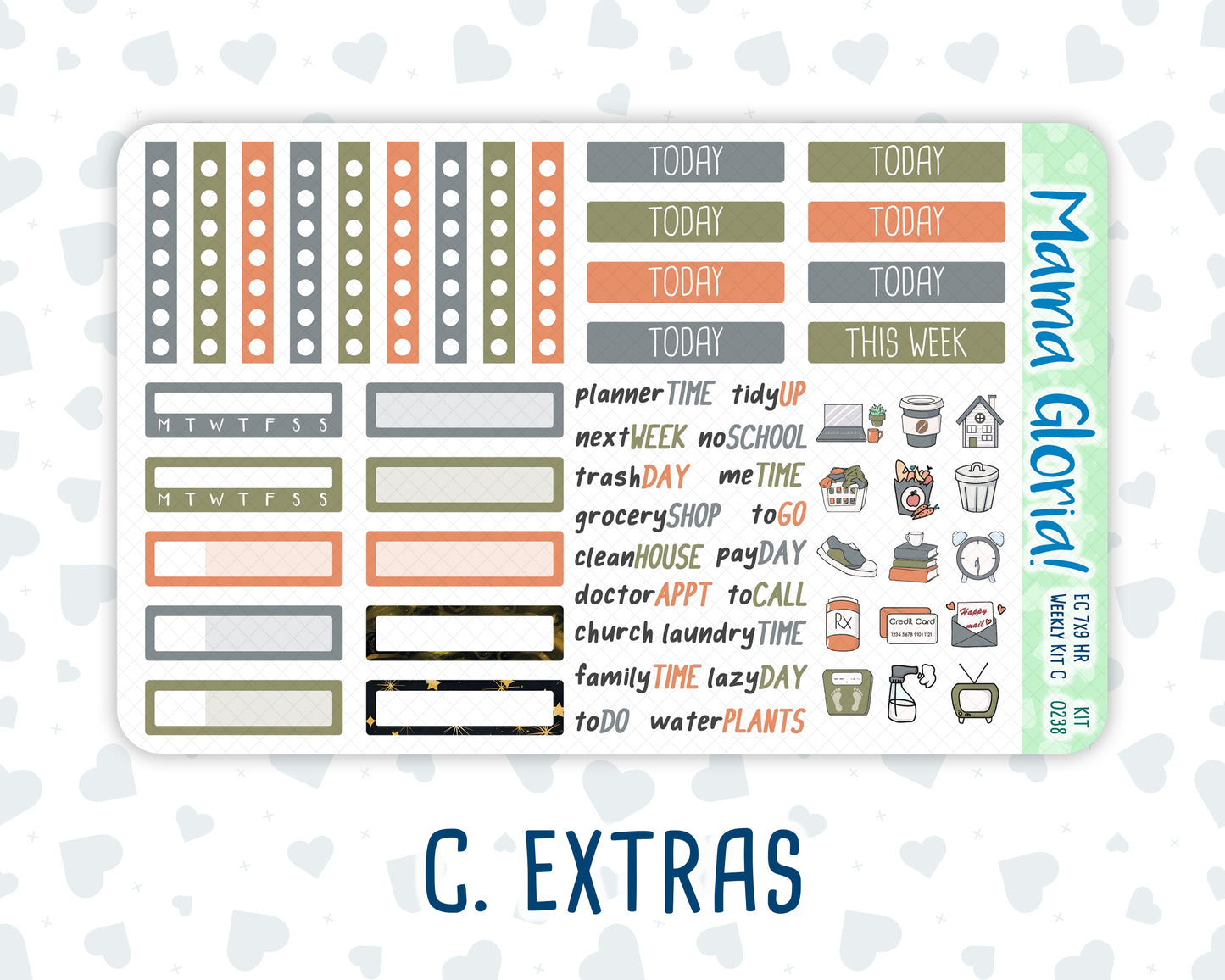 Kit 0238 - 7x9 - Horizontal - Weekly Kit - October - Starry Autumn Nights