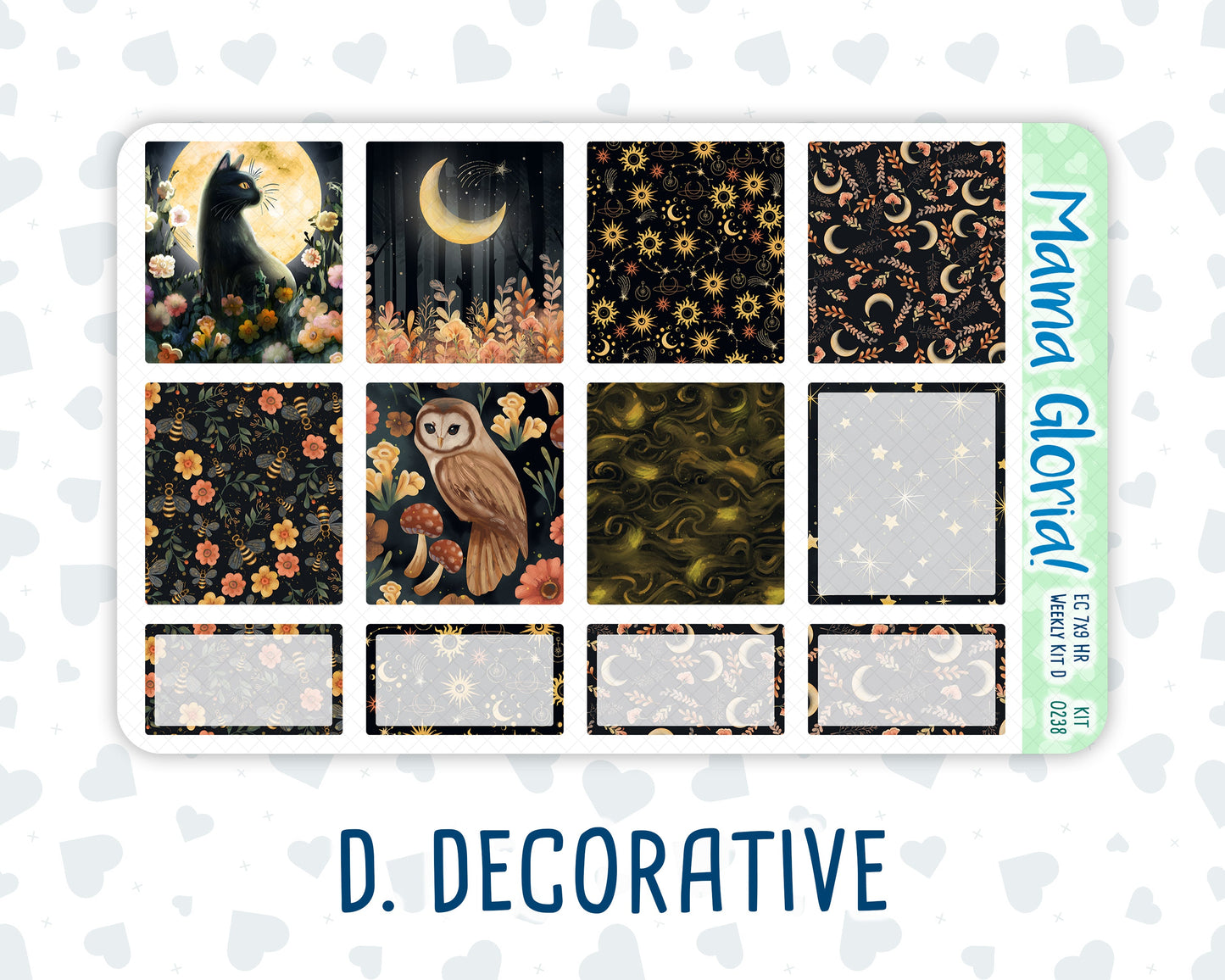 Kit 0238 - 7x9 - Horizontal - Weekly Kit - October - Starry Autumn Nights