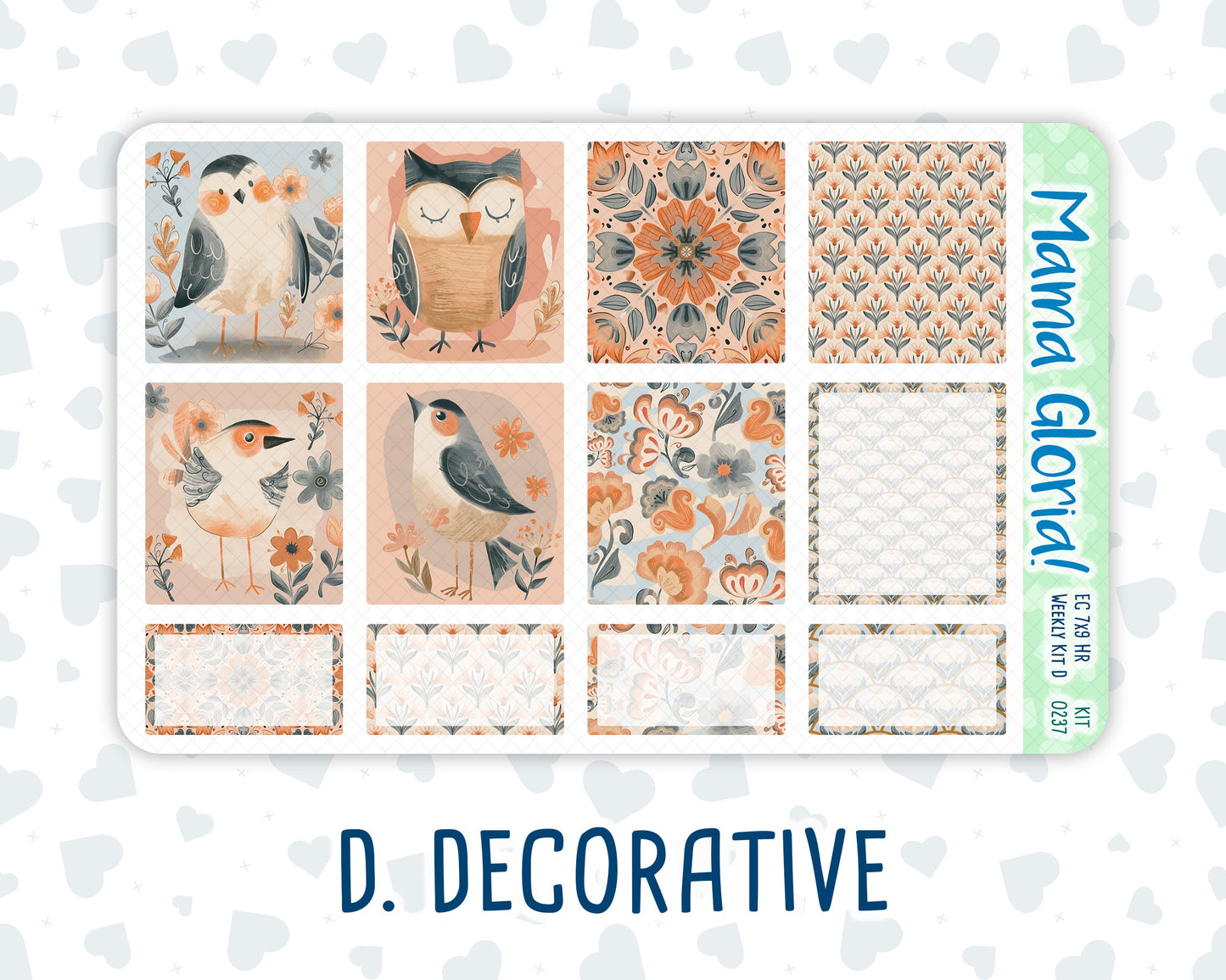 Kit 0237 - 7x9 - Horizontal - Weekly Kit - October - Forest Folk