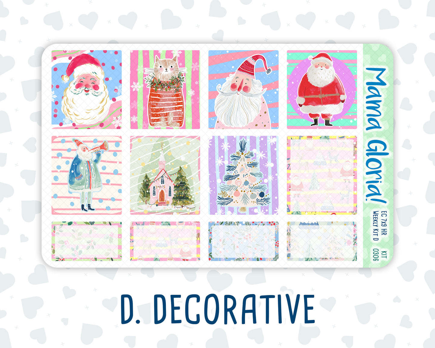 Kit 0306 - 7x9 - Horizontal - Weekly Kit - December - Jolly Mischief